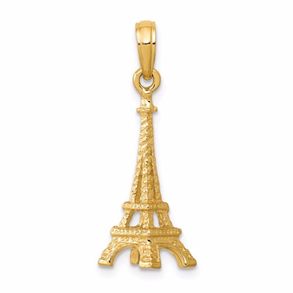 14k Eiffel Tower Charm
